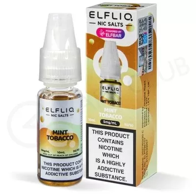Mint Tobacco Nic Salt E-Liquid by Elfliq - Ecigpremium