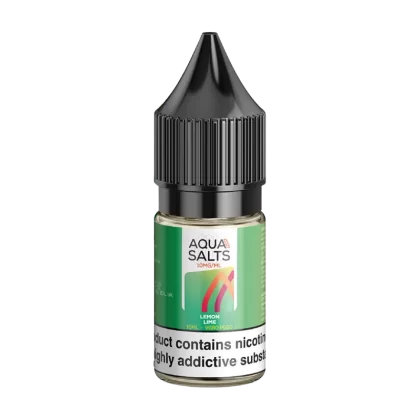Lemon Lime Nic Salt by Aqua Salts 10ml - 10mg - Vape Product (11715E)