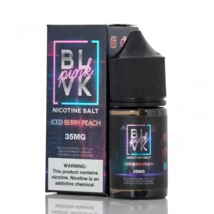 ICED BERRY PEACH SALT – BLVK PINK SERIES – BLVK UNICORN – 30ML - Vape Product, Vape Product