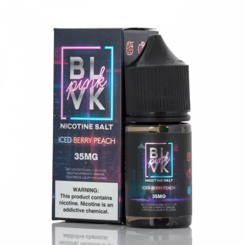 ICED BERRY PEACH SALT – BLVK PINK SERIES – BLVK UNICORN – 30ML - Vape Product, Vape Product