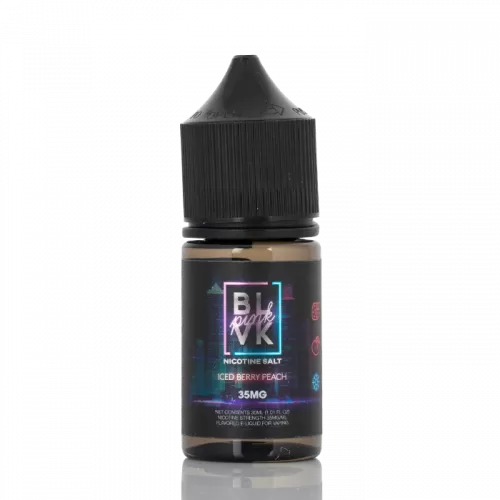 ICED BERRY PEACH SALT – BLVK PINK SERIES – BLVK UNICORN – 30ML - Vape Product, Vape Product - Image 2