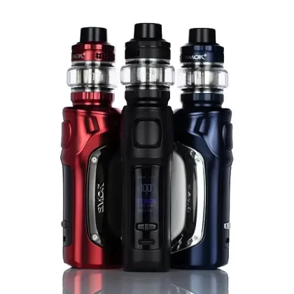 SMOK Mag Solo 100W Starter Kit - Carbon Fiber Splicing Leather