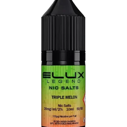 Elux Legend Triple Melon Nic Salt Vape Juice - 10mg