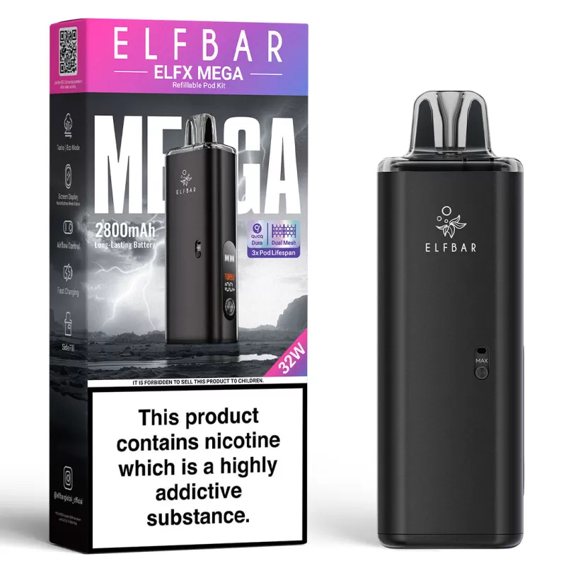 Elf Bar ELFX Mega Pod Vape Kit - Green - Image 2