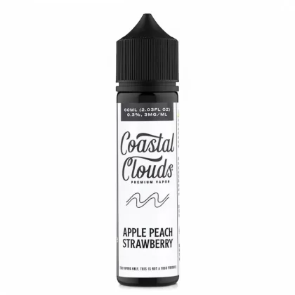 Coastal Clouds – Apple Peach Strawberry 60mL Fruity Vape 70VG