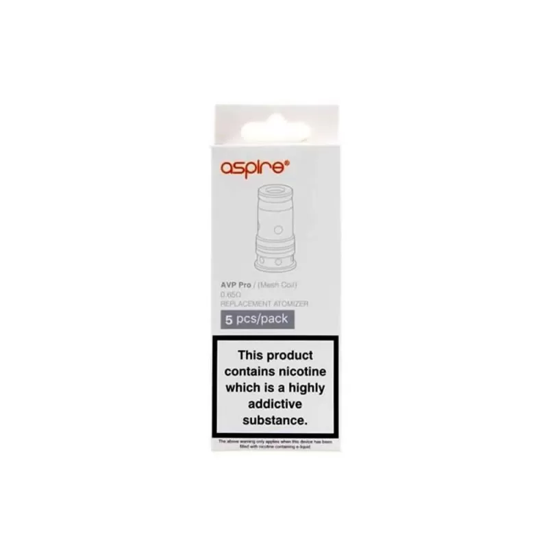AVP Pro Replacement Coils by Aspire (5 Pack) - 0.65 Ohm - Image 3