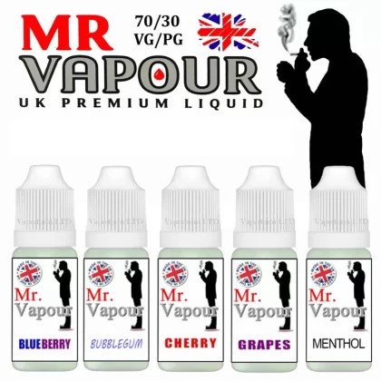 10X Mr Vapour E Liquid- All Flavours – 70%VG – 10ml- TPD - Vapestorm Co