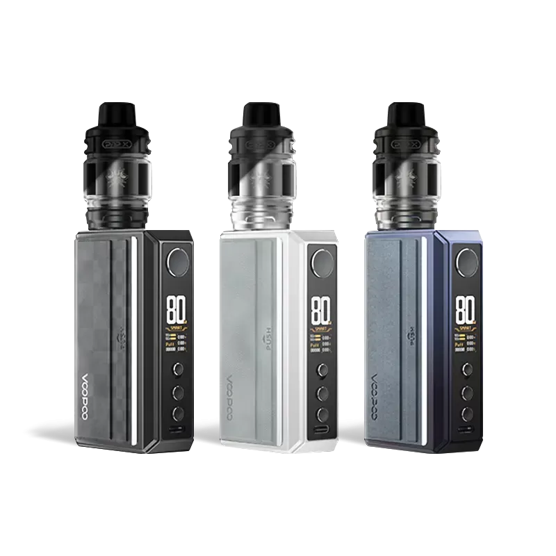 Voopoo Drag 5 Starter Kit - Black, Gradient Blue (8B020F)
