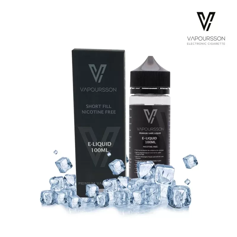 Vapoursson e-Liquid – Ice Frost 0mg 100ml Shortfill | Cigee