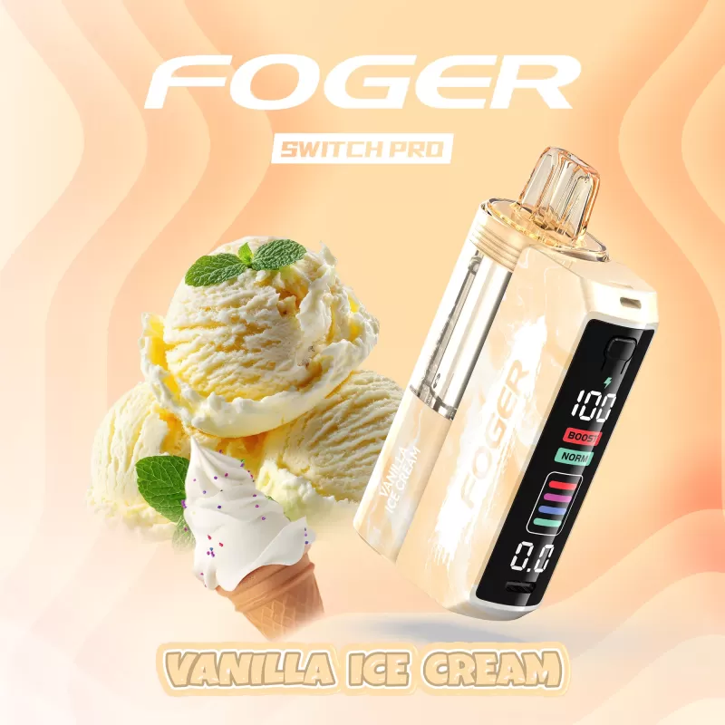 Vanilla Ice Cream – Foger Switch Pro Kit | 30K Puffs