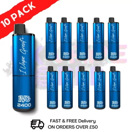 Box Of 10 – Blueberry Edition IVG 2400 Prefilled Pen Kit