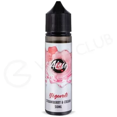 Strawberry & Cream Shortfill E-Liquid by Aisu Yoguruto 50ml
