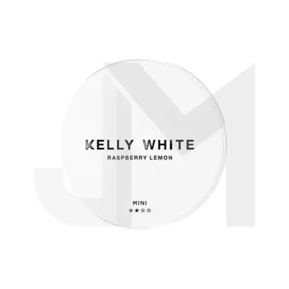 Short Dated :: 8mg Kelly White Mini Medium Raspberry Lemon Nicotine Pouches – 20 Pouches