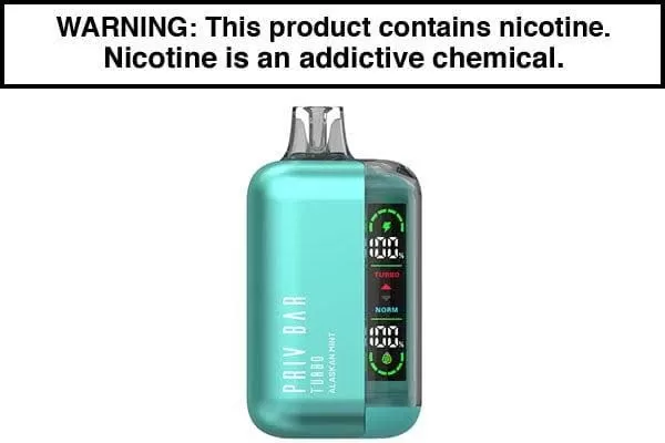 PRIV BAR TURBO DISPOSABLE VAPE – 15,000 PUFFS - Vapejuice - Image 2