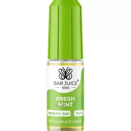Bar Juice 5000 Fresh Mint Nic Salt Vape Juice - 10mg