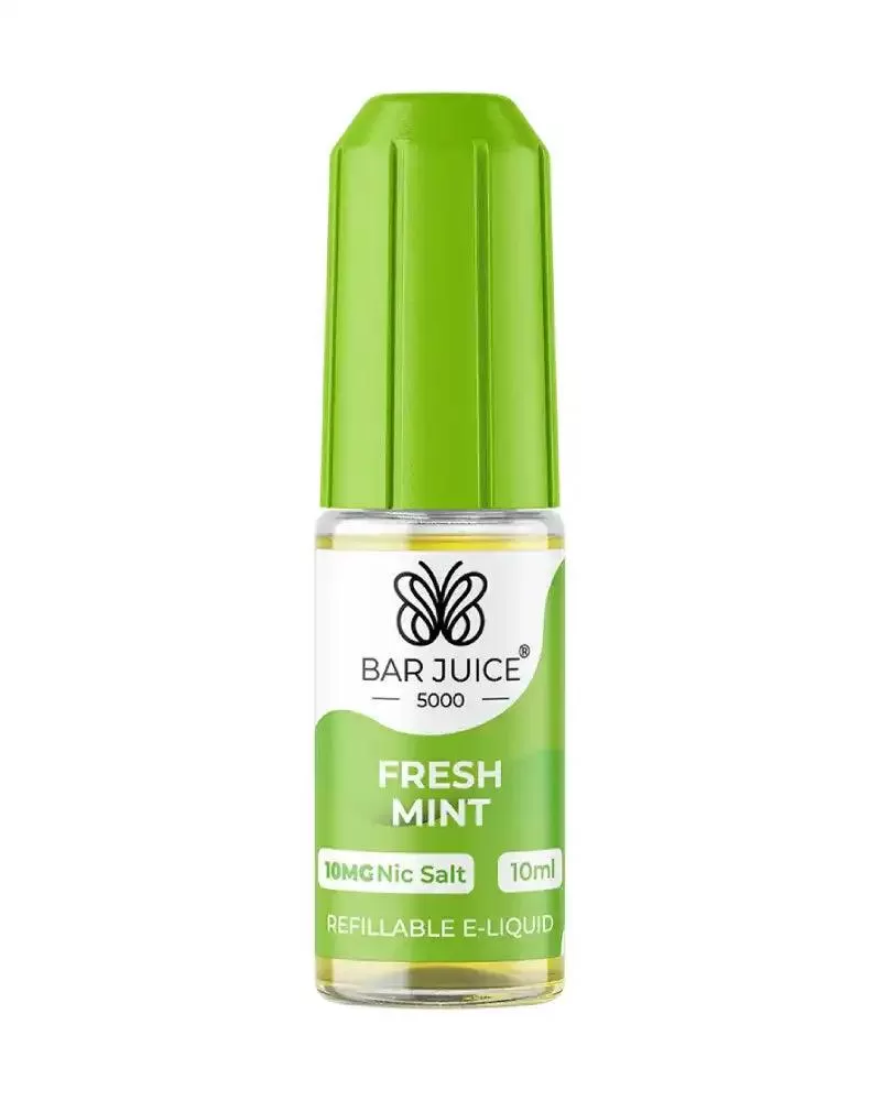 Bar Juice 5000 Fresh Mint Nic Salt Vape Juice - 10mg