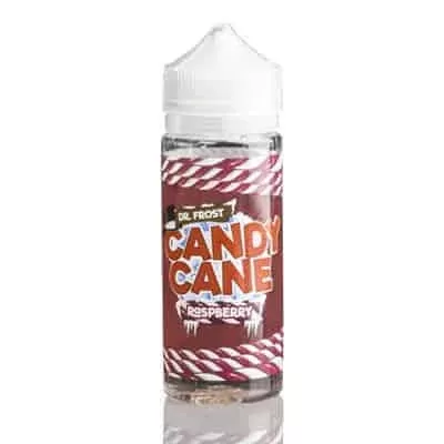 RASPBERRY E LIQUID BY DR FROST – CANDY CANE 100ML 70VG