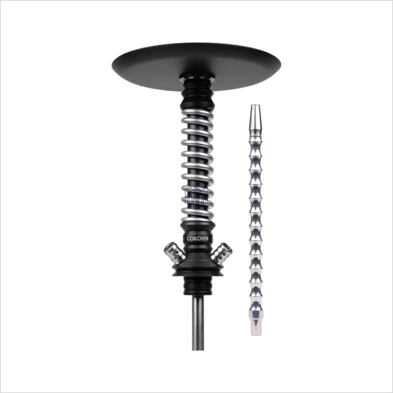 Shisha Mamay Customs Coilover Mini Black Chrome - Mamay Customs / Uszczelka / Dyfuzor / Talerzyk / Ustnik / Aluminium / Zielony