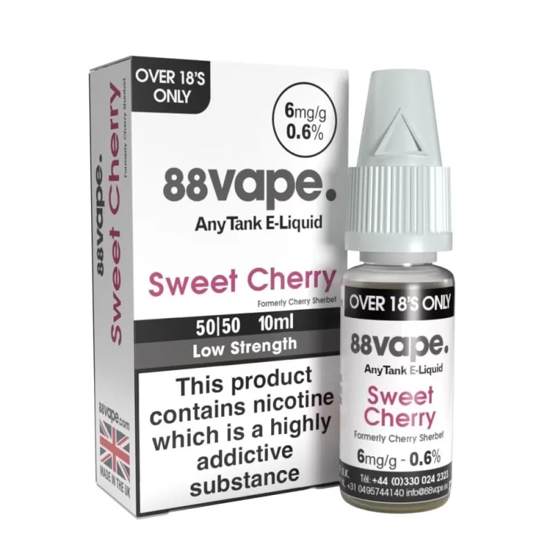 Sweet Cherry (Cherry Sherbet) E-Liquid Anytank Series by 88vape (10ml)