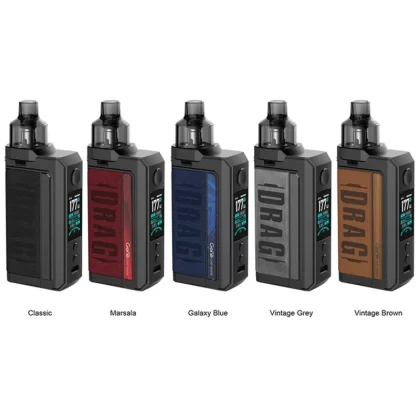 Voopoo DRAG MAX Dual 18650 Kit 177W - Vintage Brown(Retro)