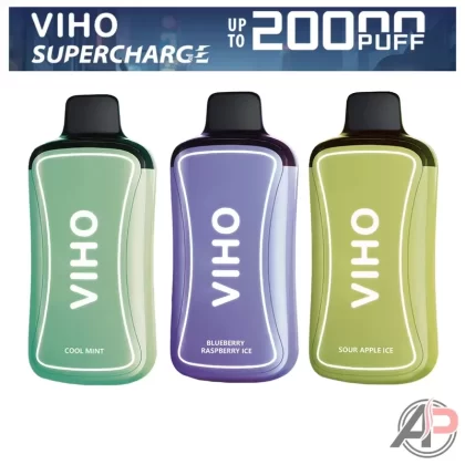 Viho Supercharge 20000 Puffs Disposable Vape Device - 6ixty9ine, Blue Razz Ice (0% Zero Nicotine) (234125)