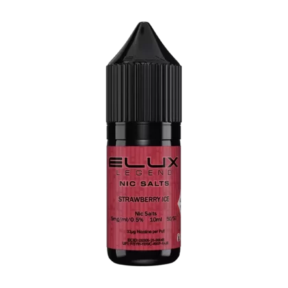 Strawberry Ice Nic Salt by Elux 10ml - 10mg - Vape Product