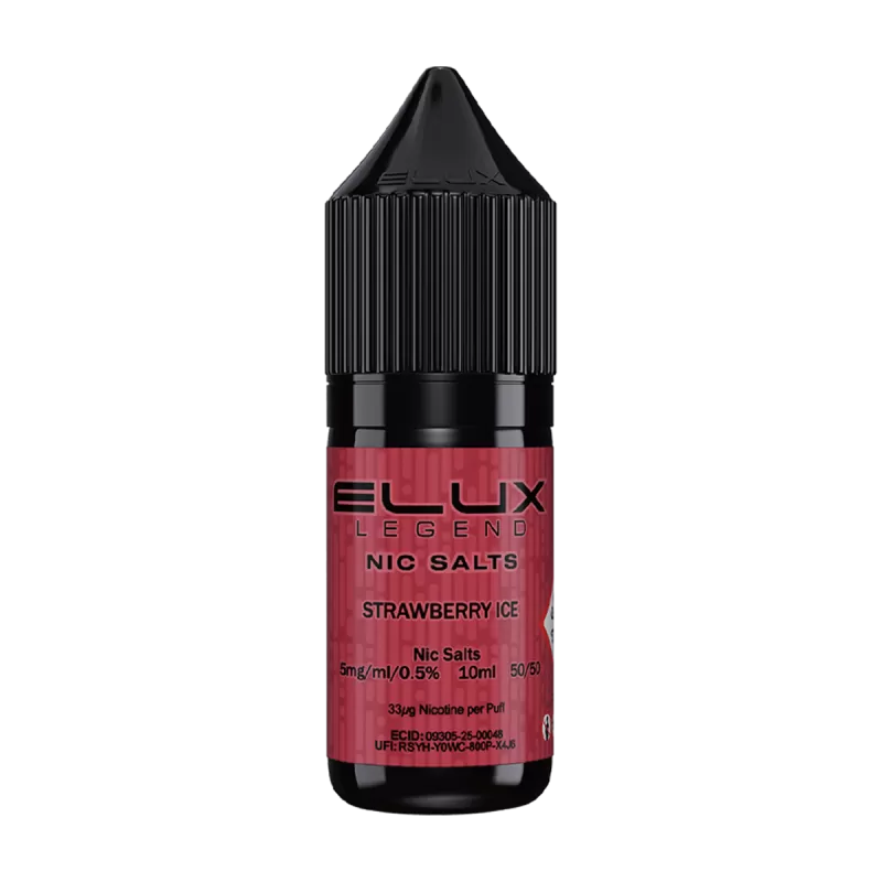 Strawberry Ice Nic Salt by Elux 10ml - 10mg - Vape Product
