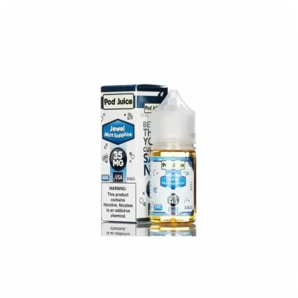 Pod Juice Salt Jewel Mint Sapphire 30ml Icy Nic Salt