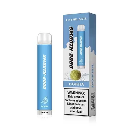 Smooth 2000 Disposable (30MG - 2000 MTL & DTL Puffs) - Lush Ice - Image 2