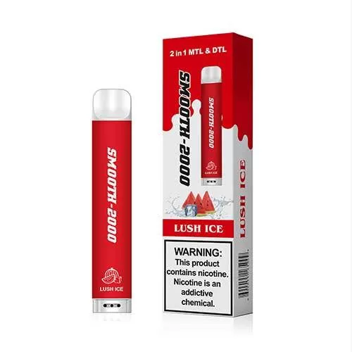 Smooth 2000 Disposable (30MG - 2000 MTL & DTL Puffs) - Lush Ice - Image 3