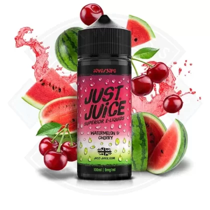 Just Juice Iconic – Watermelon & Cherry 100ml 0mg Shortfill e-liquid