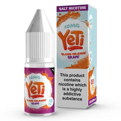 Yeti Nic Salt Vape Juice Blood Orange Grape