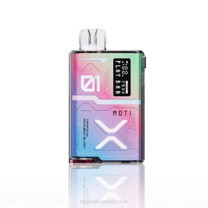 MOTI vape Australia – MOTI Play Bar 7500 Disposable Vape (5%, 7500 Puffs) Rainbow Cloudz 6422T57 - Image 2