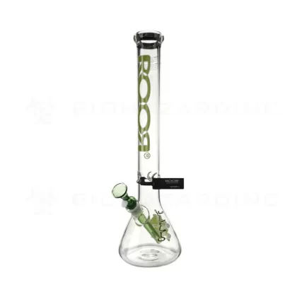 Roor® | Intro Collector Series Beaker Water Pipe w/ Free Item | 18″ – 19mm – Various Colors