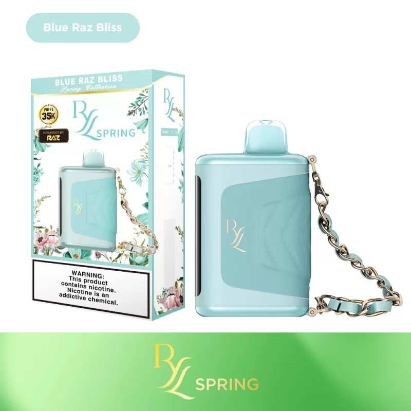 RYL Classic 35K Puff "Spring Edition" Powered By RAZ Disposable Device - 35000 Puff - Blue Raz Bliss (Spring Collection) - Image 3