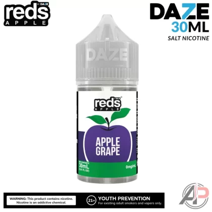7 Daze Reds Apple Grape Salt Nicotine 30mL