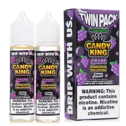 Bubblegum Grape Twin Pack – Bubblegum Collection By Candy King – 2x50ml 0mg