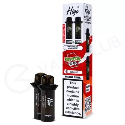 Watermelon Bubblegum Higo Krystal Pro 600 Prefilled Pods
