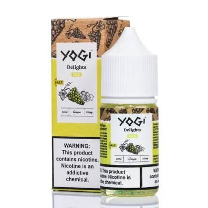 Yogi Delights Salt White Grape Ice eJuice - Vape Product, Vape Product