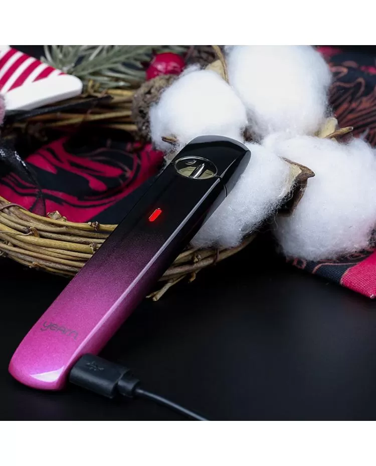 Uwell Yearn Pod Vape Battery 370mAh - Black & Violet - Image 2