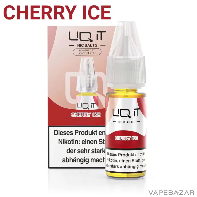 Lovesticks LIQ IT Liquid – Cherry Ice - 6mg/ml, 12mg/ml; Kirsche - Image 2
