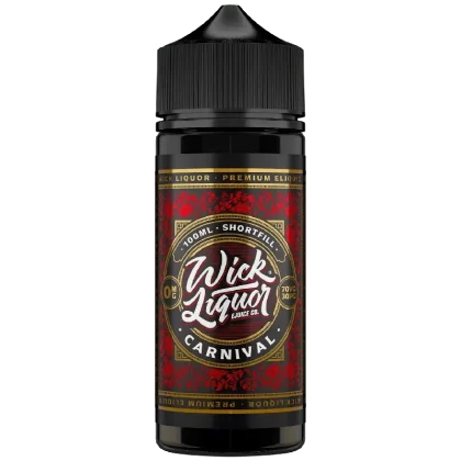 WICK LIQUOR CARNIVAL 100ML SHORTFILL E-LIQUID - Ecigpremium