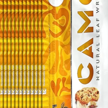 Camo Self Rolling Leaf Wraps Cookies & Cream