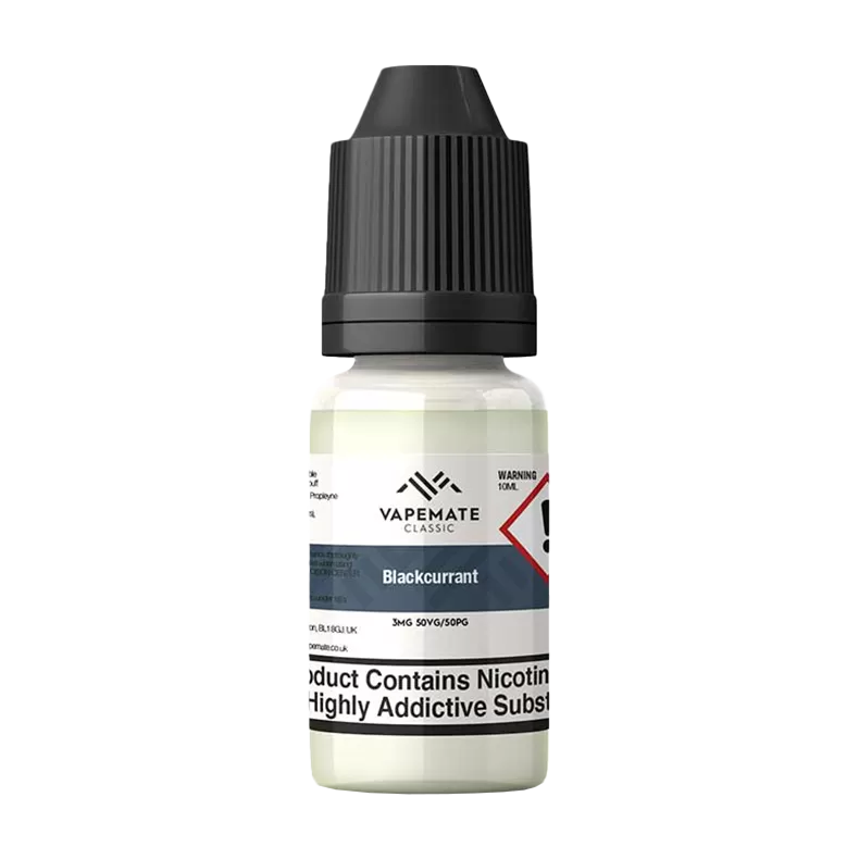 Vapemate Classic Blackcurrant 10ml - 50VG / 50PG / 18mg - Vapeshop Co