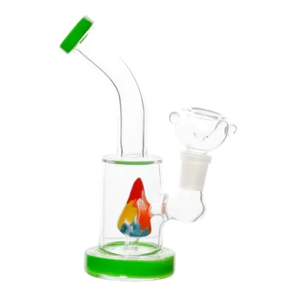 Psychedelic Stalagmite Bong – mini percolator bong – 6 inches