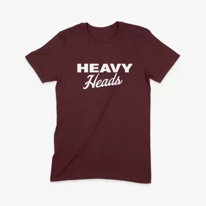 Stacked Tee (Maroon)