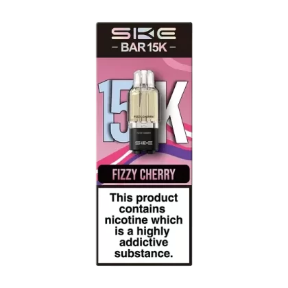 Ske Bar 15k Replacement Pods - Flavour#Lemon & Lime>Blue Sour Raspberry>Blueberry Lime>Cherry Ice>Pink Lemonade>Blueberry Raspberries>Strawberry Burst>Cola Ice>Watermelon Strawberry>Melon Be