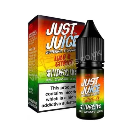 Just Juice Lulo & Citrus On Ice Nic Salt E-Liquid - Vapestreams Co