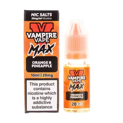 Orange & Pineapple Nic Salt E-Liquid by Vampire Vape Max - 5mg