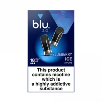 blu 2.0 Blueberry Ice Nic Salt Pods (2 x 1.9ml)